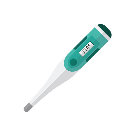 digital thermometers show lcd by illustrationのイラスト素材