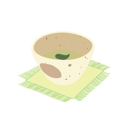 green tea cupのイラスト素材