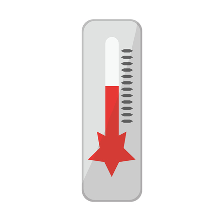 red star thermometers have levels by illustration 03のイラスト素材