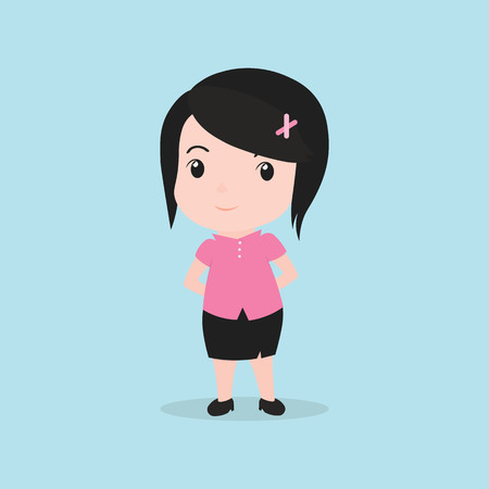Business Woman concept by wear dress modestly.のイラスト素材