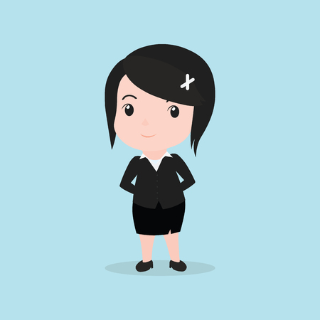Business Woman concept by wear a suit.のイラスト素材