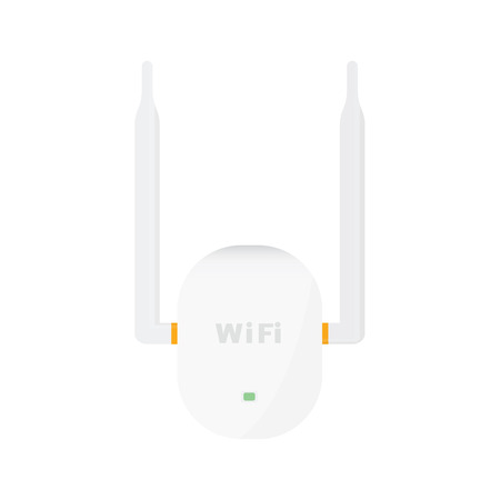 Wireless access point concept by Have one antenna.のイラスト素材