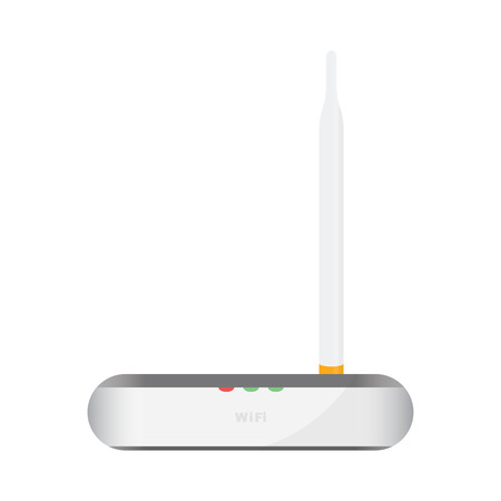 Wireless access point concept by Have one antenna.のイラスト素材