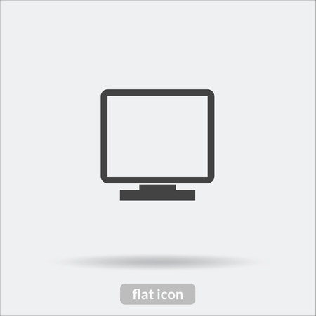 Monitor iconのイラスト素材