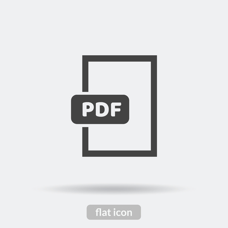 Pdf iconのイラスト素材