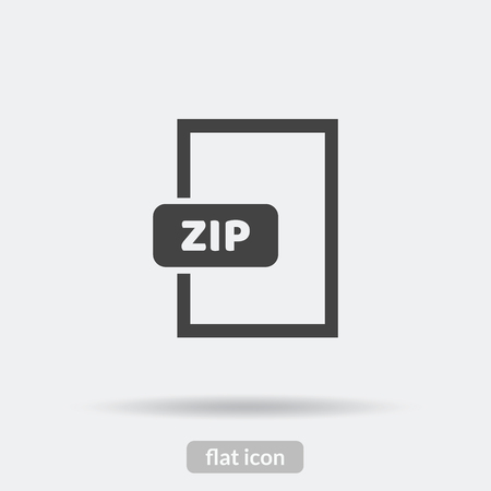 Zip iconのイラスト素材