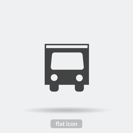 Bus car iconのイラスト素材