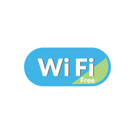 Free WiFi iconのイラスト素材