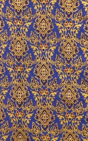 take from unique thai silk, thai artの写真素材