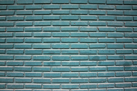 Blue Brick Wall Texture Or Backgroundの写真素材