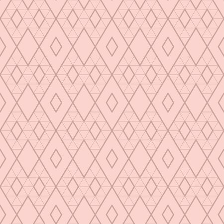 Art Deco vector semless pattern. Vintage decorative rose gold geometric background texture for wallpaper, print, poster, card and etc. Simple 1920 art deco background. Linear shapes.のイラスト素材