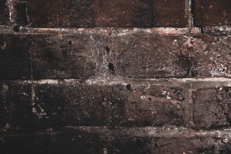 old brick wall texture background close up.の写真素材