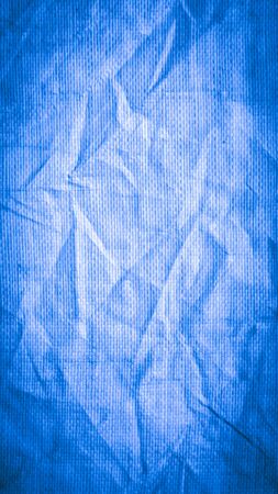 Vertical Blue Jute Bag Or Burlap Horizontal Background Texture. Close-up.の写真素材