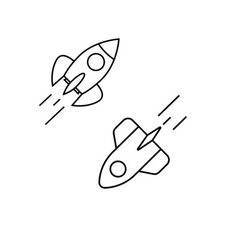 Rocket Launch Startup Business Innovation Success Ideas Conceptのイラスト素材