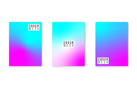 Fluid colors covers set. Good for cover, placards, poster, banner, flyer design. Eps10 vector illustrationのイラスト素材