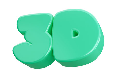 3d word text.