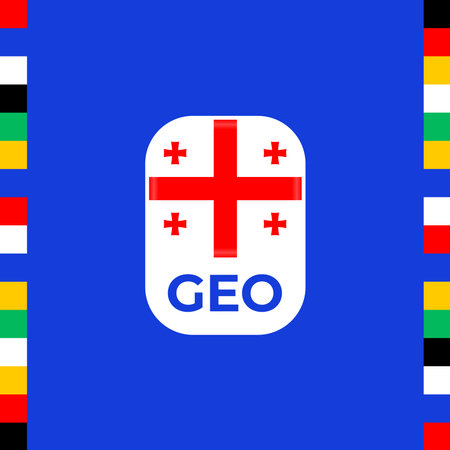 georgia flag football 2024 tournament.のイラスト素材