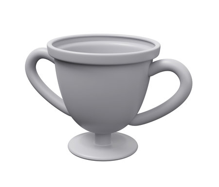 trophy cup 3d icon.の写真素材