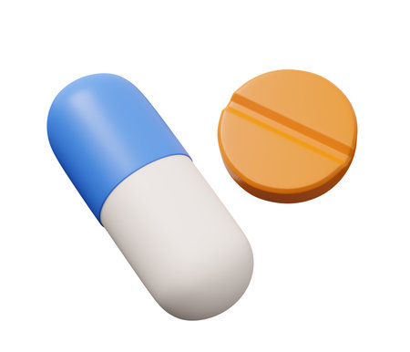 medical pill 3d icon.の写真素材