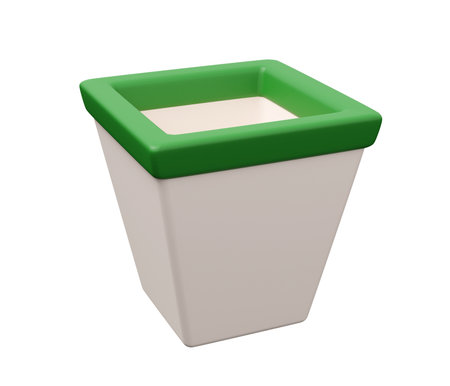 recycling bin 3d icon.の写真素材