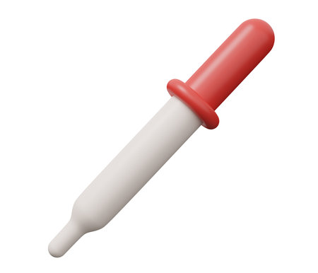 pipette dropper 3d icon.の写真素材