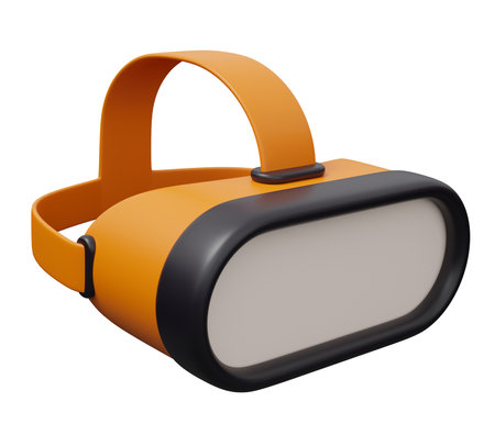 vr glasses 3d icon.の写真素材