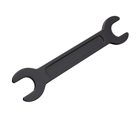 wrench 3d icon.の写真素材