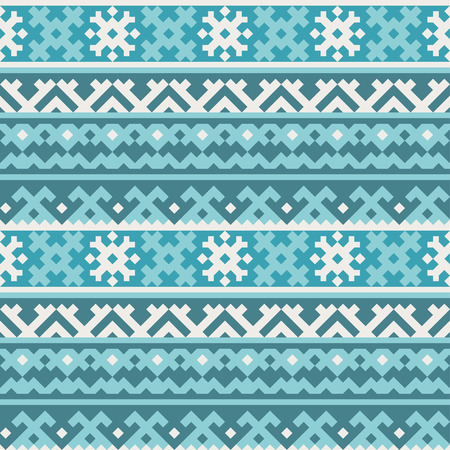 Traditional northern geometrical ornament - seamless patternのイラスト素材