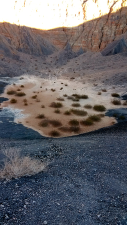 Ubehebe Crater, north tip of the Cottonwood Mountains, Death Valley.の写真素材