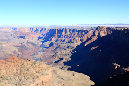 Grand Canyon Panorama in a sunset view.の写真素材