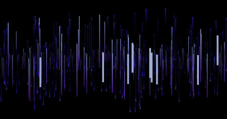 Sound waves height background. Music and audio light waves banner. Magic bright colors stripes.の写真素材