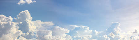 white cloud shape blue sky abstract nature background
