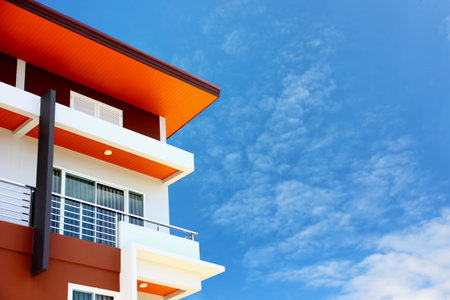 close up architecture exterior design style minimal concept