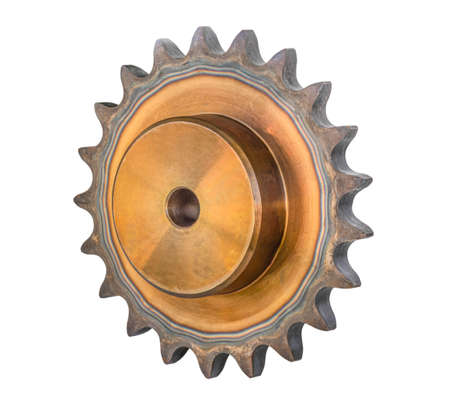 Bearing set, ball bearing size 62mm., isolated on white background.の写真素材