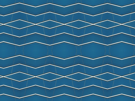 Abstract geometric shapes pattern. Blue glass background texture.の写真素材