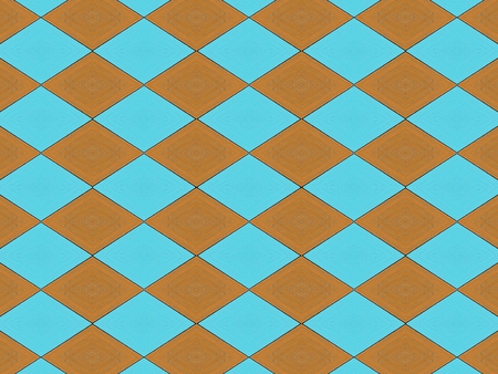 Colorful wood texture with modern geometric pattern in vintage color. Geometric background.の写真素材