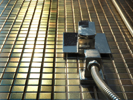 Modern shower water switcherの写真素材