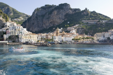 europe, italy, campania, positano, amalfi coastの写真素材