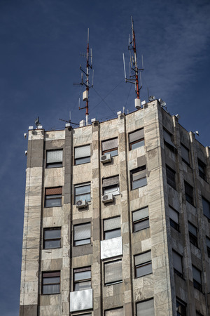 Palata Albanija - Palace Albanija - Belgrade, Serbiaのeditorial素材