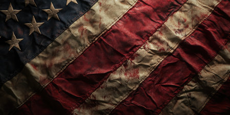 Veterans day patriotic background with american flag theme for commemorationsの素材