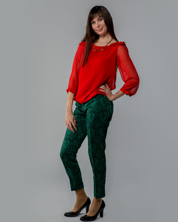 Fashion show. Fashion design :  Olga Ulyanova.Make up : Victoria.の写真素材