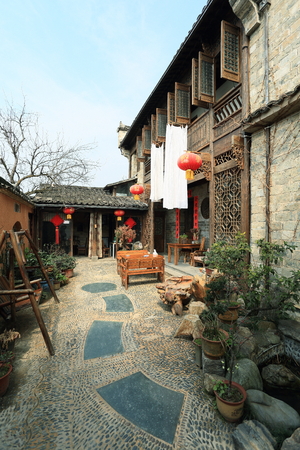 Hongcun, Anhui, Chinaのeditorial素材