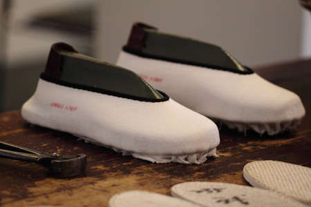 Chinese traditional shoeのeditorial素材