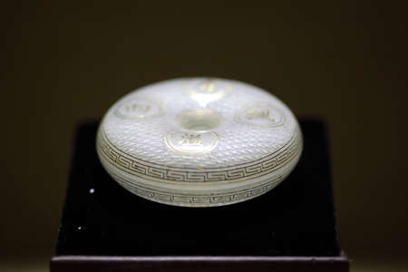 jade carvingの写真素材