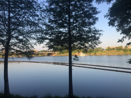 lake sceneryの写真素材