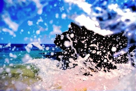 Wave Smashの写真素材