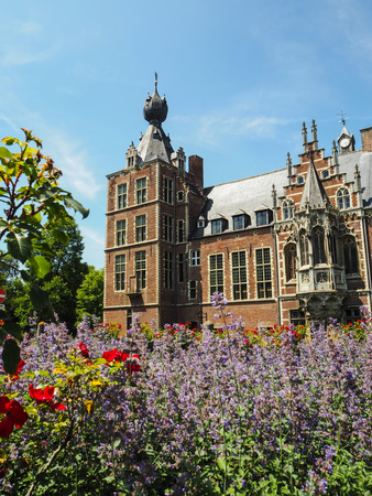 The Arenberg castle loacted next to the city of Leuven and now the residence of the Catholic University of Leuvenのeditorial素材