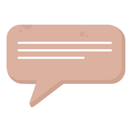 Social network chat message icon, cartoon styleのイラスト素材