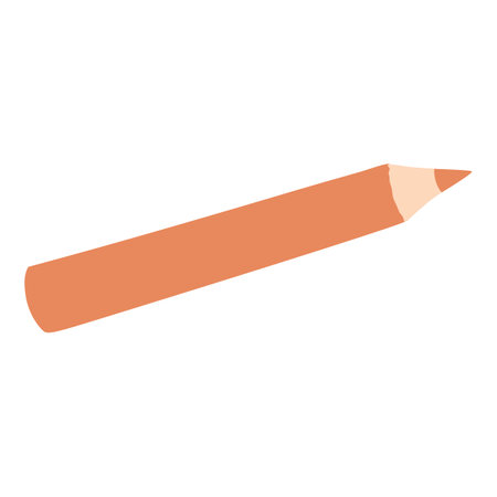 School pen falling down with different things. School pen fly, isolated School pen fall, vector conceptのイラスト素材
