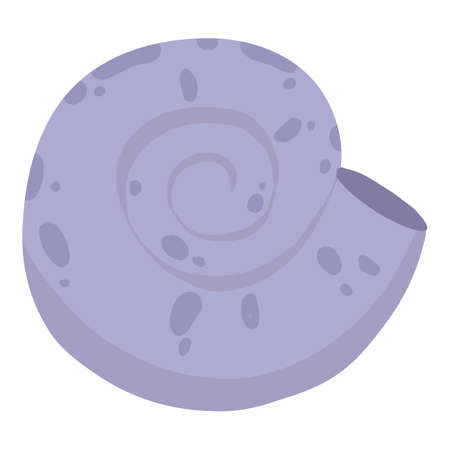 Sea shell, starfish. Underwater mollusk animal. Marine mollusc seashell, scallop, snail, cockleshell, mussel and conches. Vector illustration of shellfish isolated on white backgroundのイラスト素材